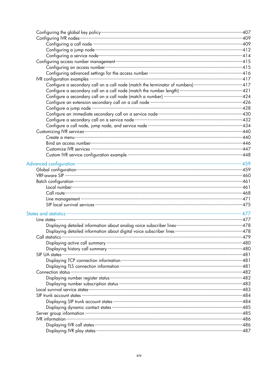 H3C Technologies H3C MSR 50 User Manual | Page 20 / 877