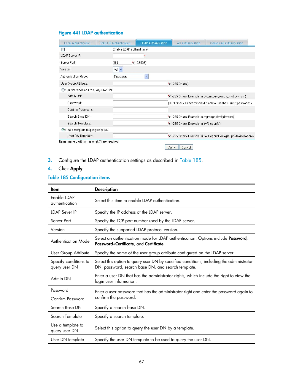 H3C Technologies H3C MSR 50 User Manual | Page 452 / 877