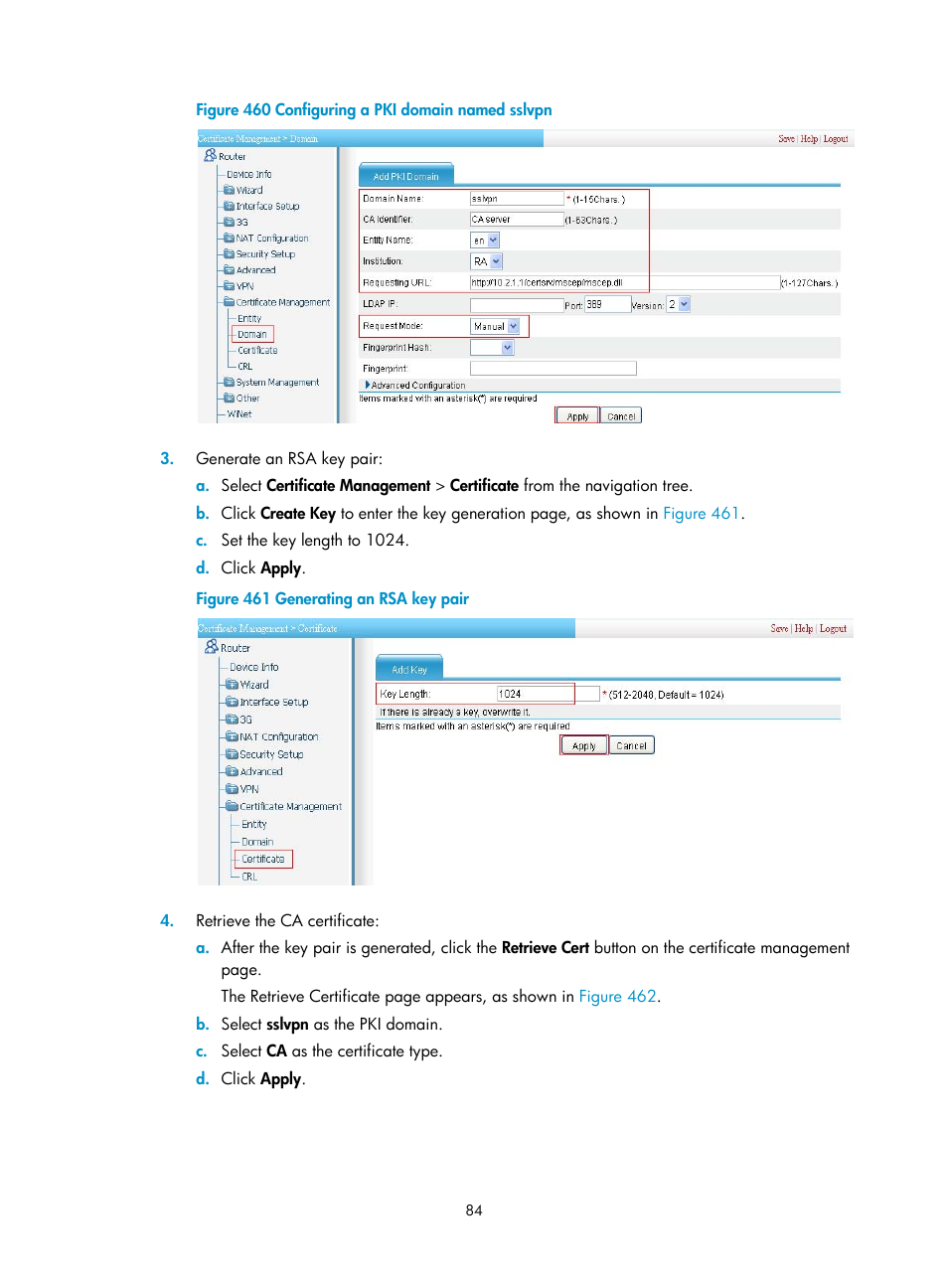 As shown in, Figure 460 | H3C Technologies H3C MSR 50 User Manual | Page 469 / 877