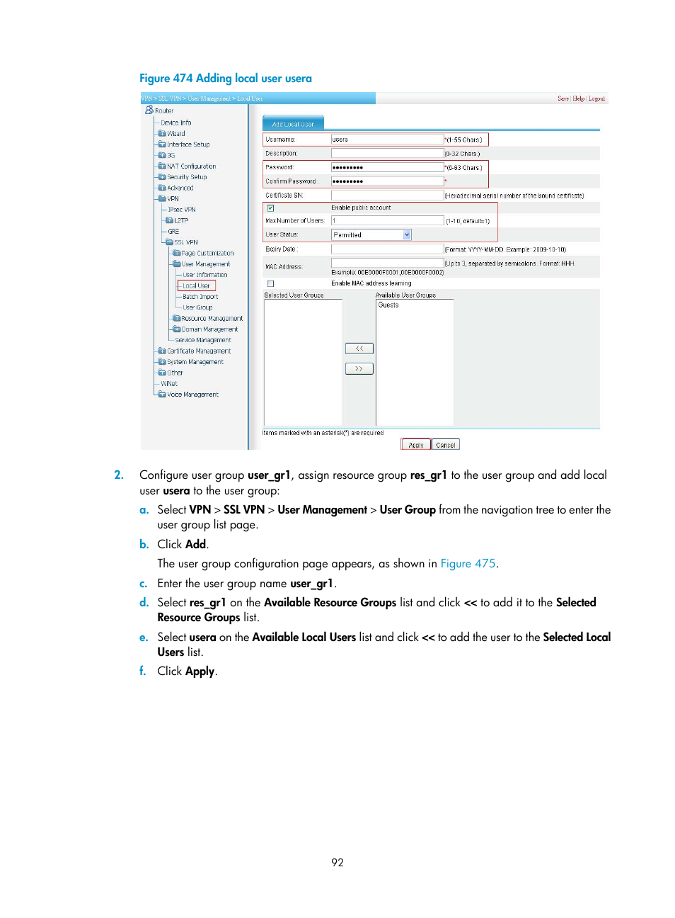 H3C Technologies H3C MSR 50 User Manual | Page 477 / 877