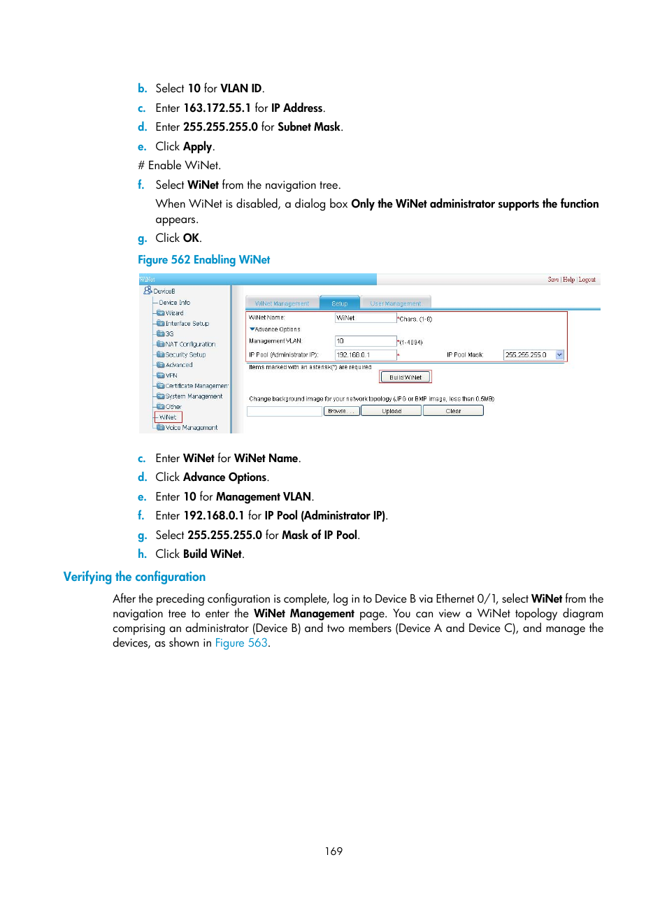 Verifying the configuration | H3C Technologies H3C MSR 50 User Manual | Page 554 / 877