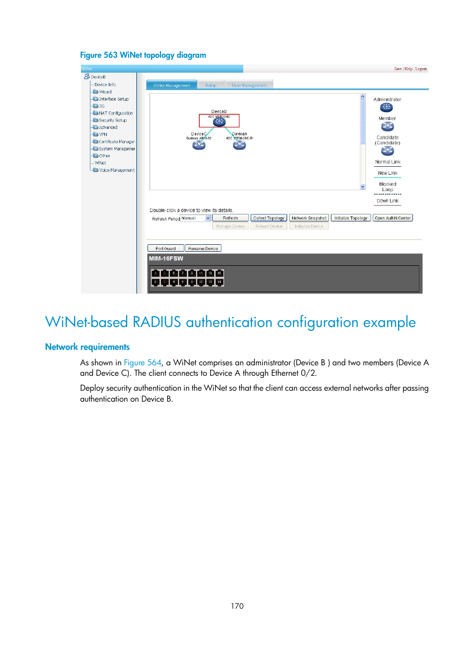 Network requirements | H3C Technologies H3C MSR 50 User Manual | Page 555 / 877