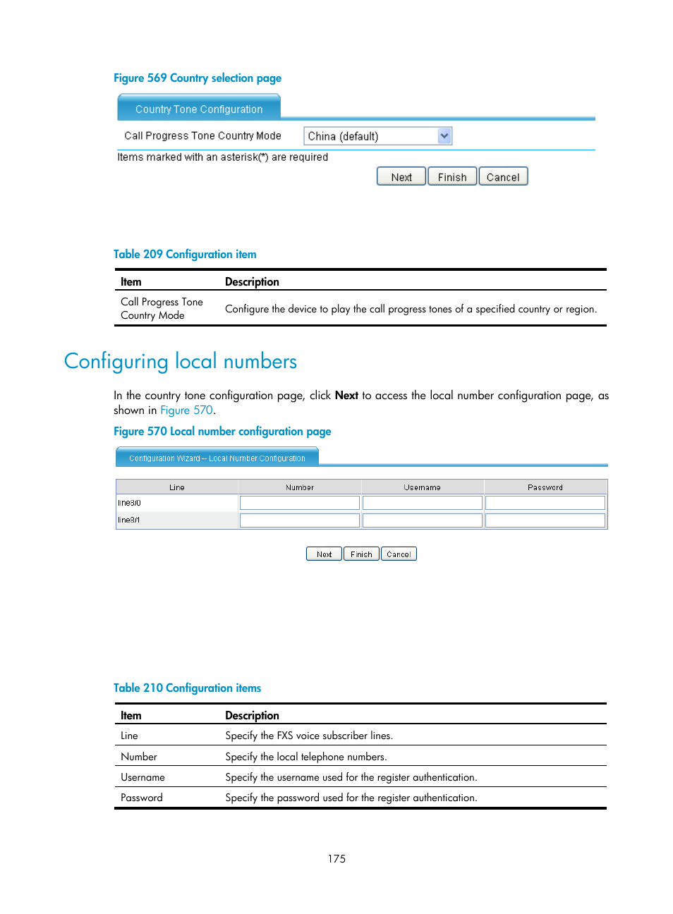 Configuring local numbers, N in, Figure 569 | H3C Technologies H3C MSR 50 User Manual | Page 560 / 877