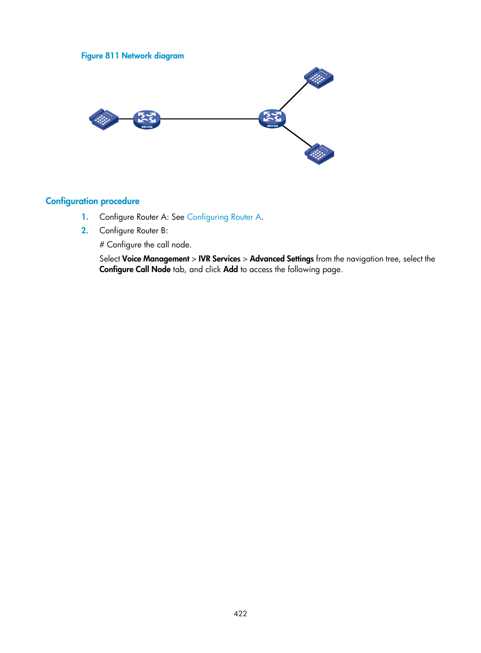 Configuration procedure | H3C Technologies H3C MSR 50 User Manual | Page 807 / 877