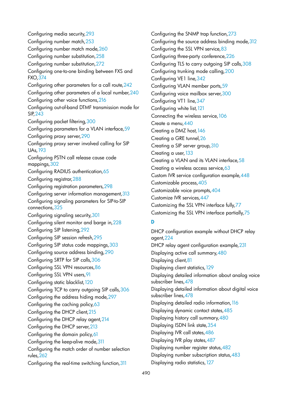 H3C Technologies H3C MSR 50 User Manual | Page 875 / 877