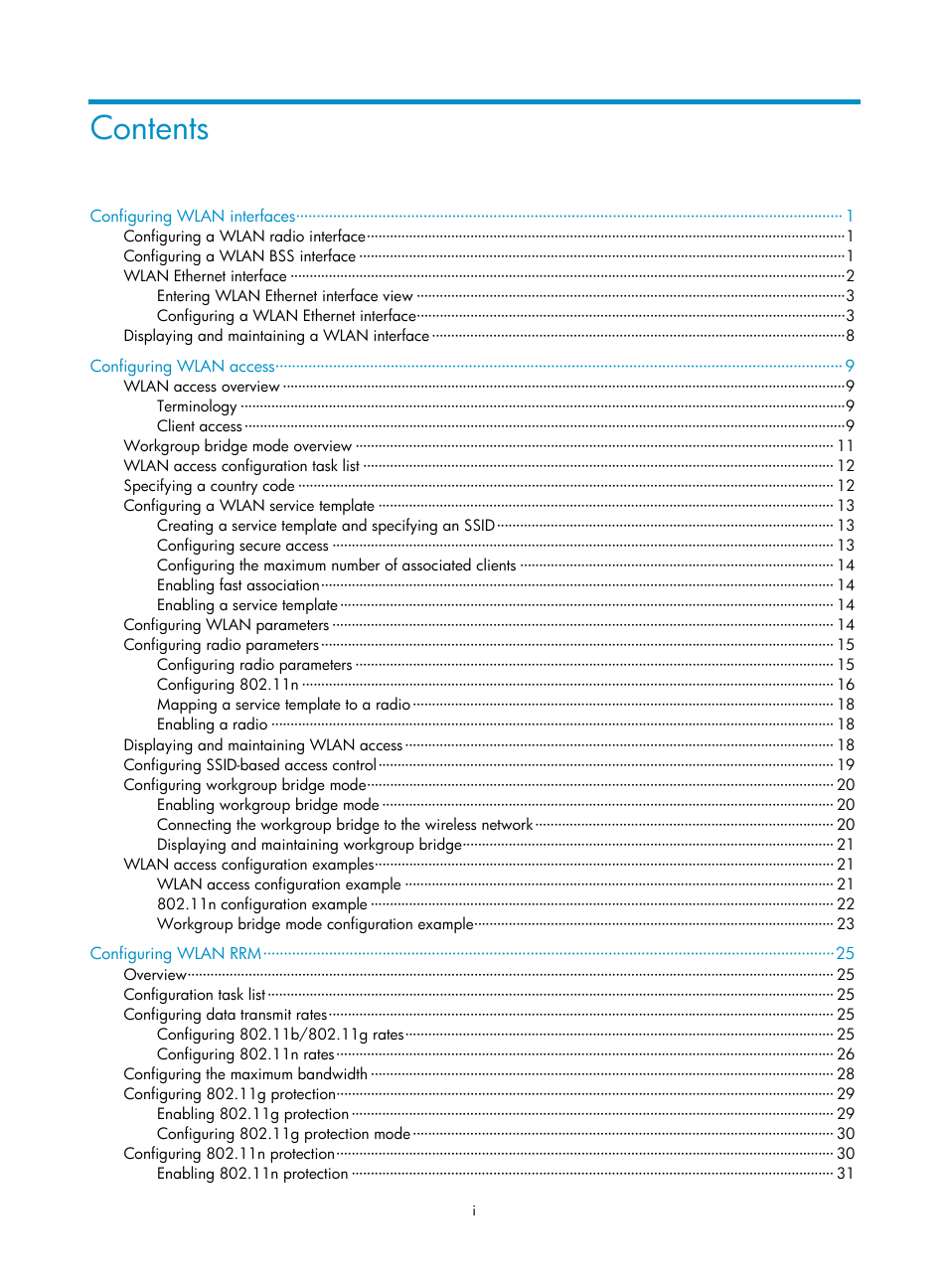 H3C Technologies H3C MSR 50 User Manual | Page 7 / 83