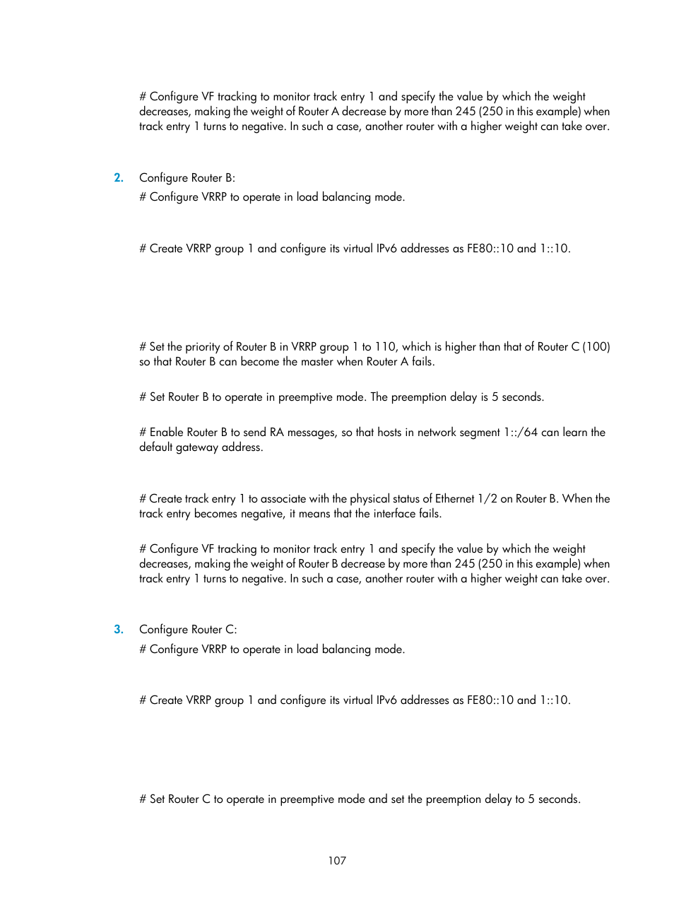 H3C Technologies H3C MSR 50 User Manual | Page 115 / 124