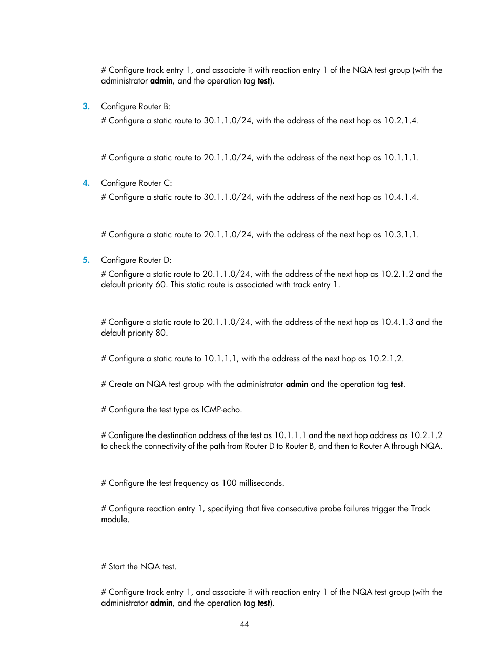 H3C Technologies H3C MSR 50 User Manual | Page 52 / 124