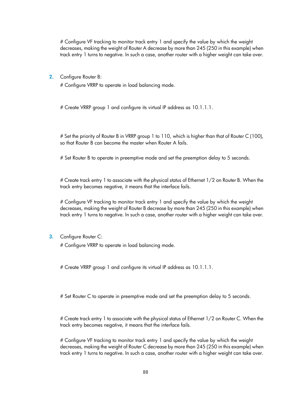 H3C Technologies H3C MSR 50 User Manual | Page 96 / 124