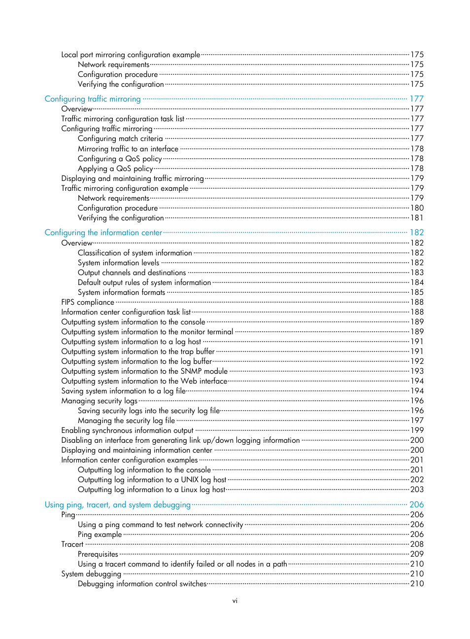 H3C Technologies H3C MSR 50 User Manual | Page 12 / 239