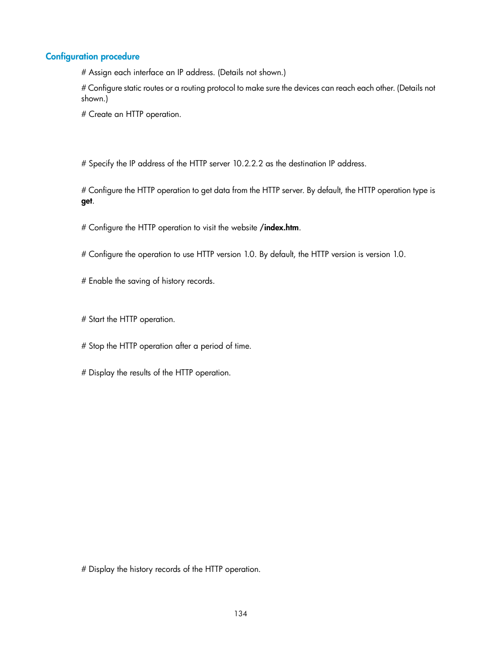 Configuration procedure | H3C Technologies H3C MSR 50 User Manual | Page 147 / 239
