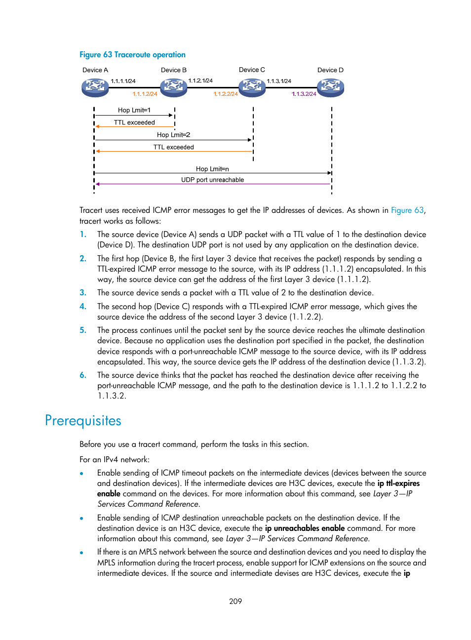Prerequisites | H3C Technologies H3C MSR 50 User Manual | Page 222 / 239