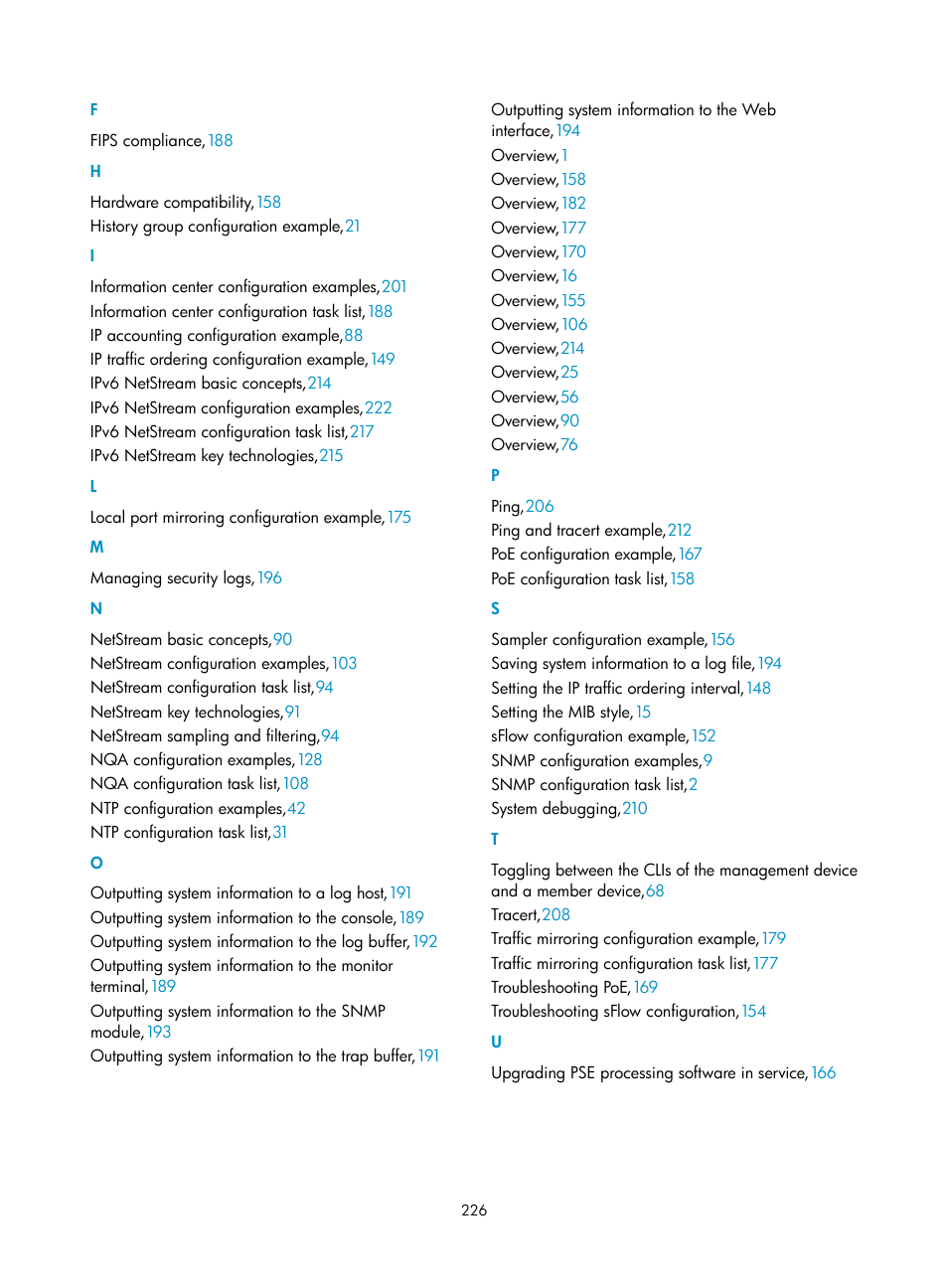 F h i l, M n o p | H3C Technologies H3C MSR 50 User Manual | Page 239 / 239