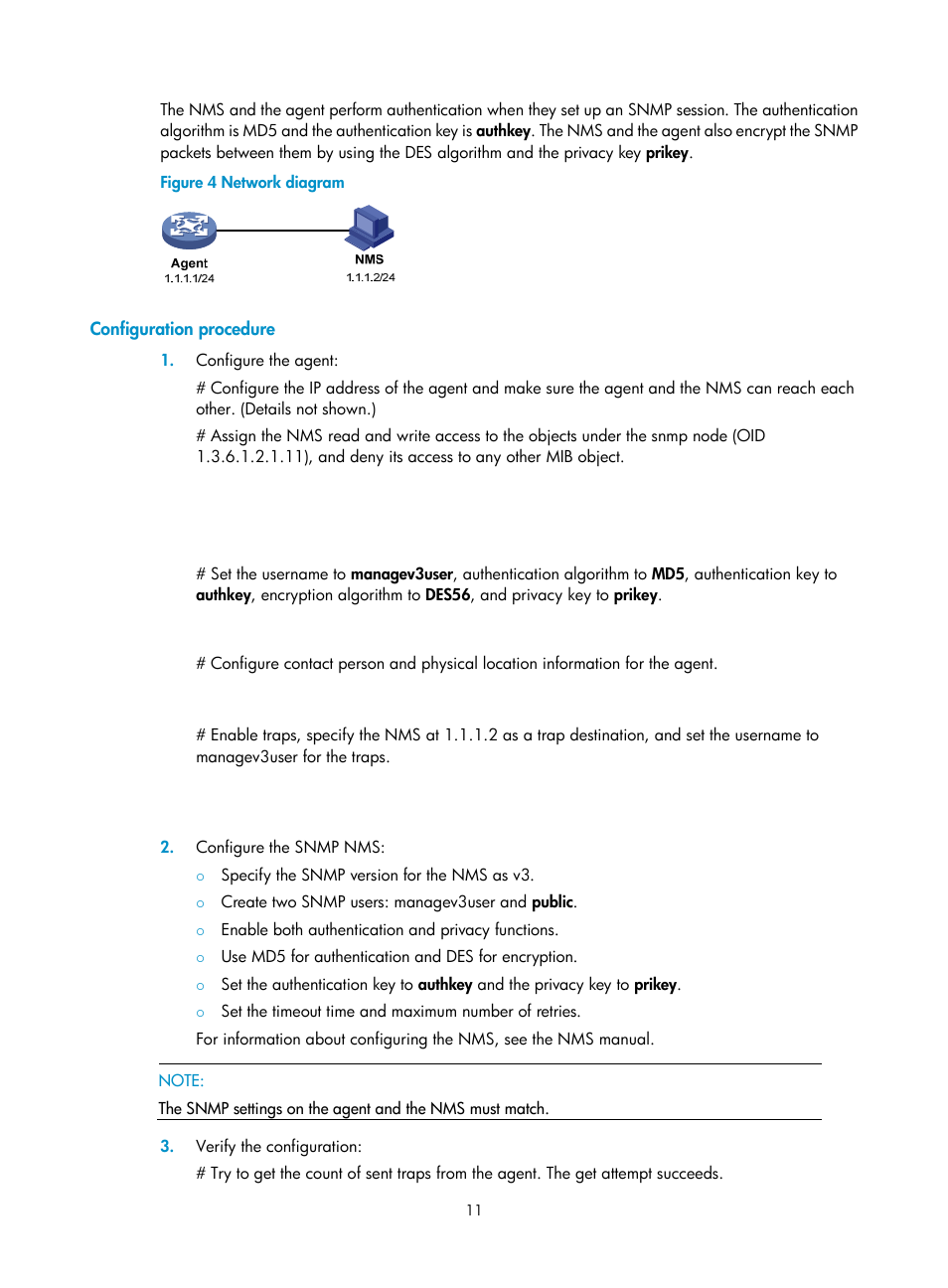 Configuration procedure | H3C Technologies H3C MSR 50 User Manual | Page 24 / 239