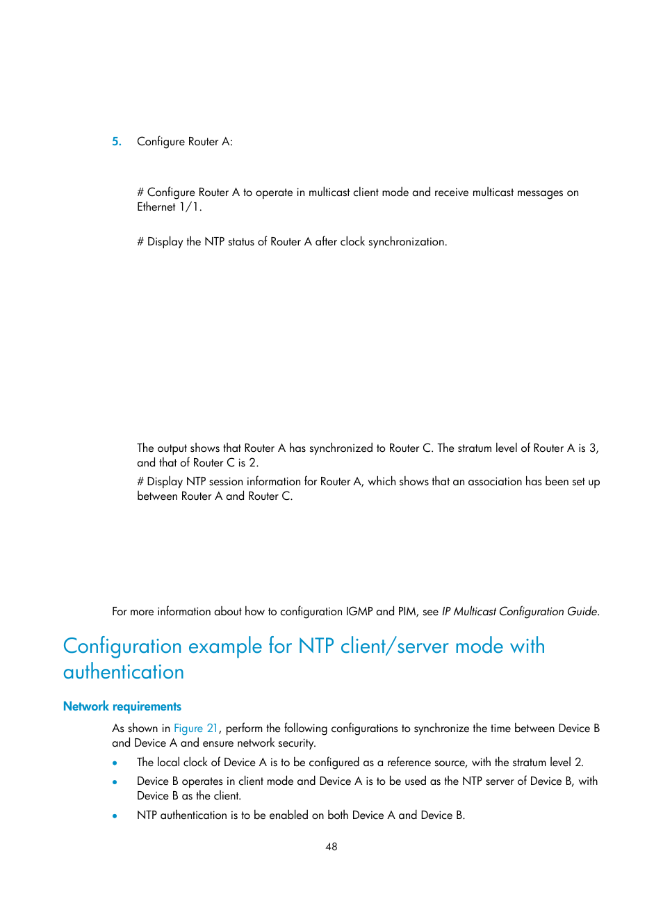 Network requirements | H3C Technologies H3C MSR 50 User Manual | Page 61 / 239