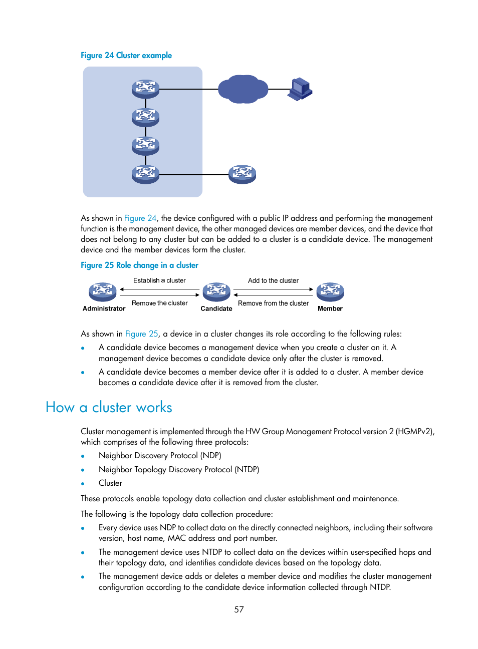 How a cluster works | H3C Technologies H3C MSR 50 User Manual | Page 70 / 239