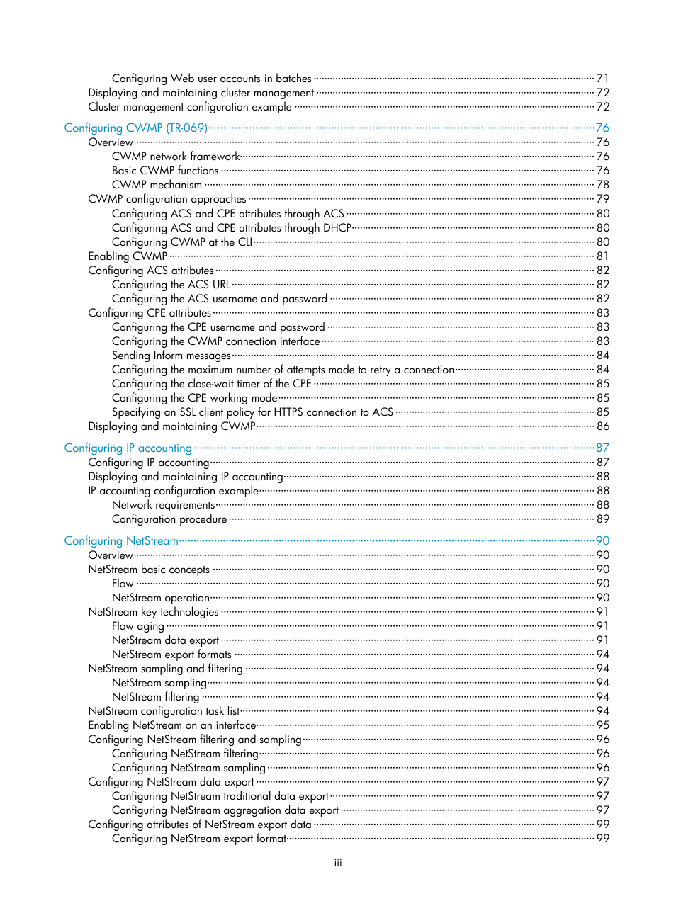 H3C Technologies H3C MSR 50 User Manual | Page 9 / 239