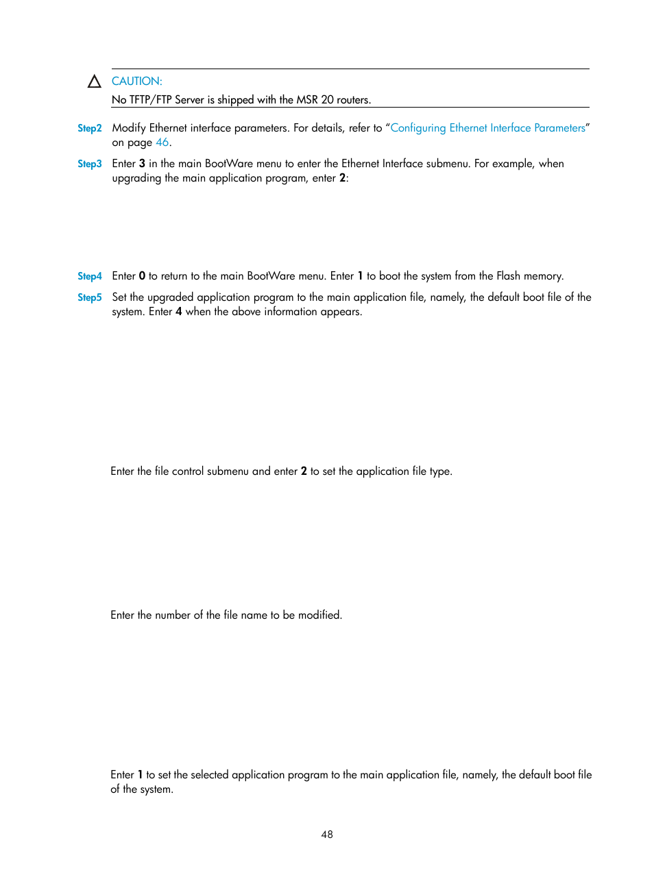 H3C Technologies H3C MSR 20-2X[40] User Manual | Page 55 / 77