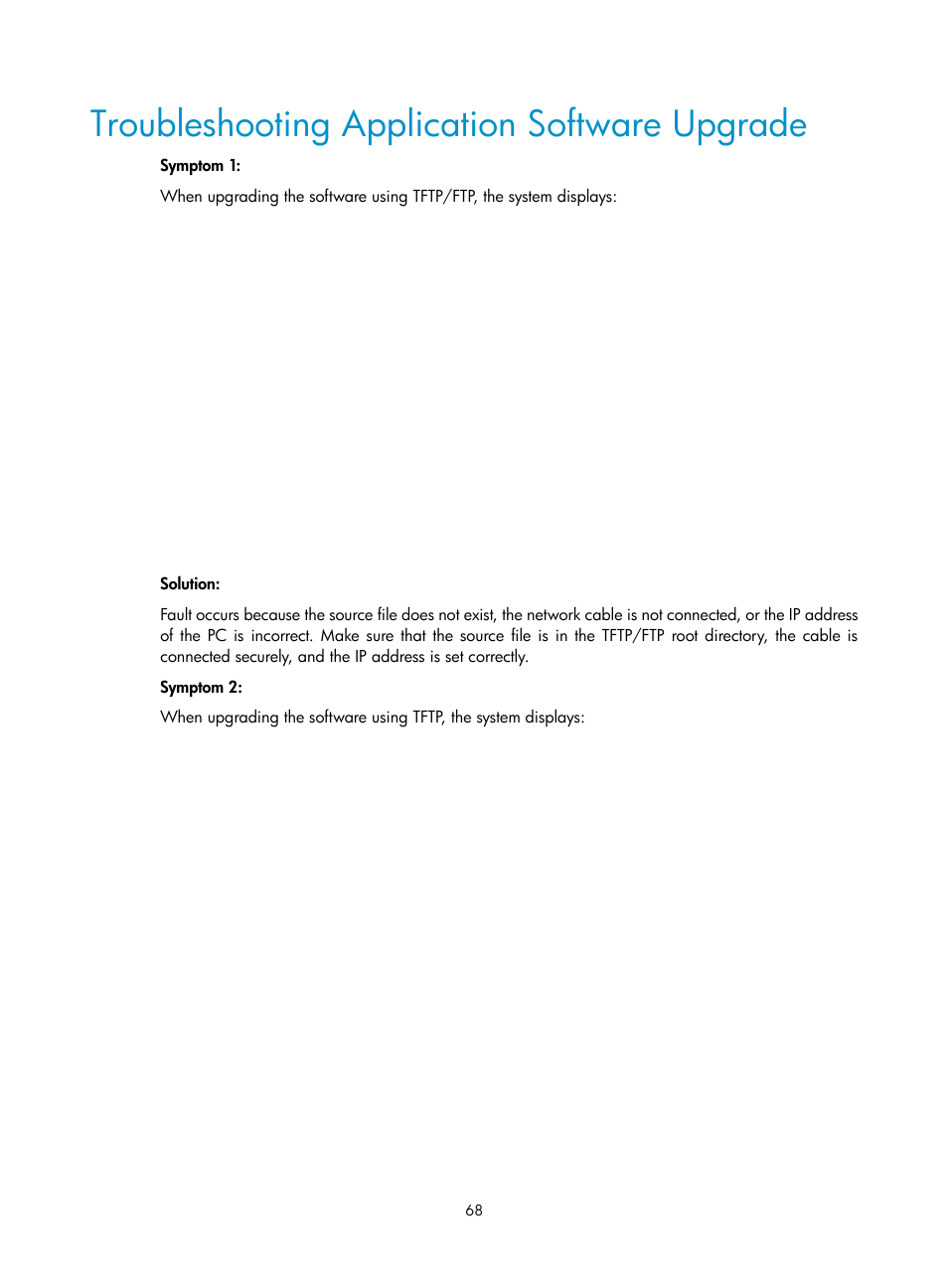 Troubleshooting application software upgrade | H3C Technologies H3C MSR 20-2X[40] User Manual | Page 75 / 77