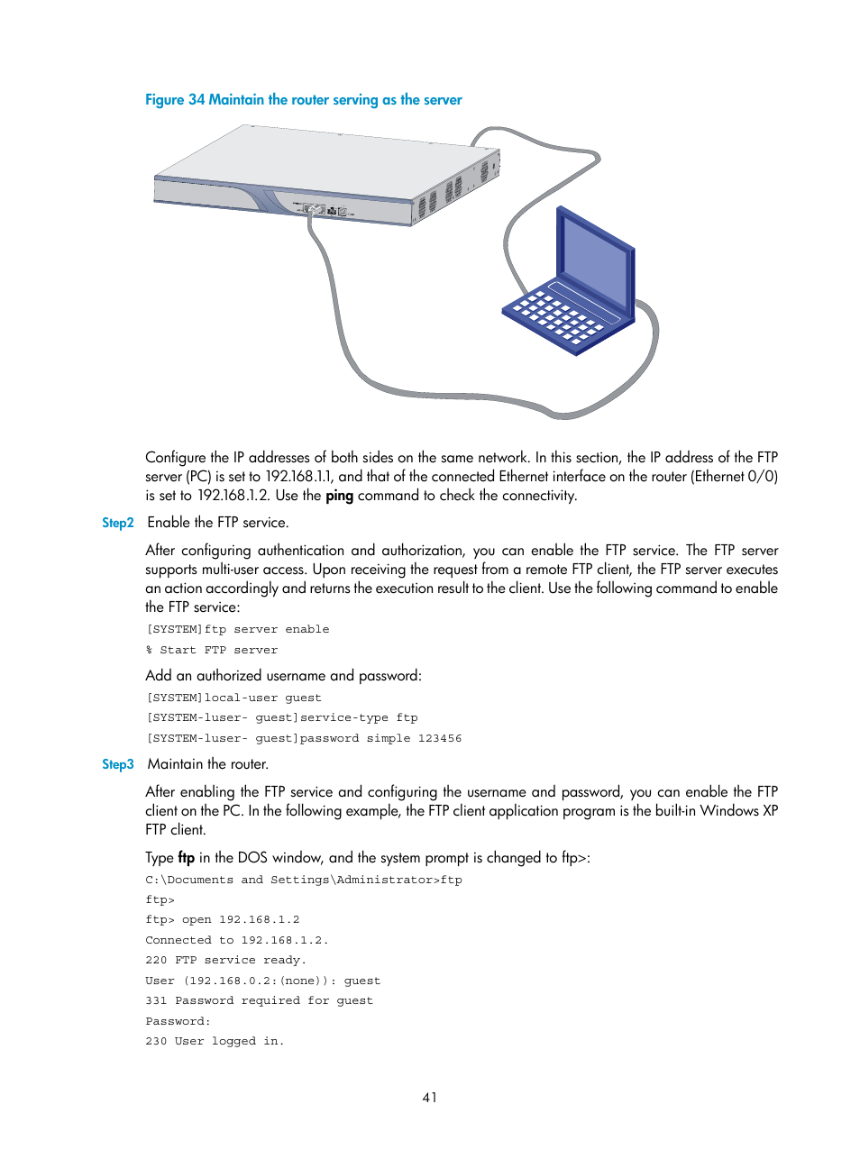 H3C Technologies H3C MSR 20-1X User Manual | Page 48 / 75