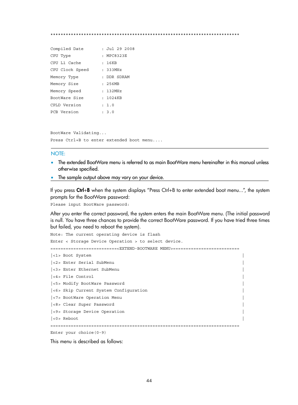 H3C Technologies H3C MSR 20-1X User Manual | Page 51 / 75