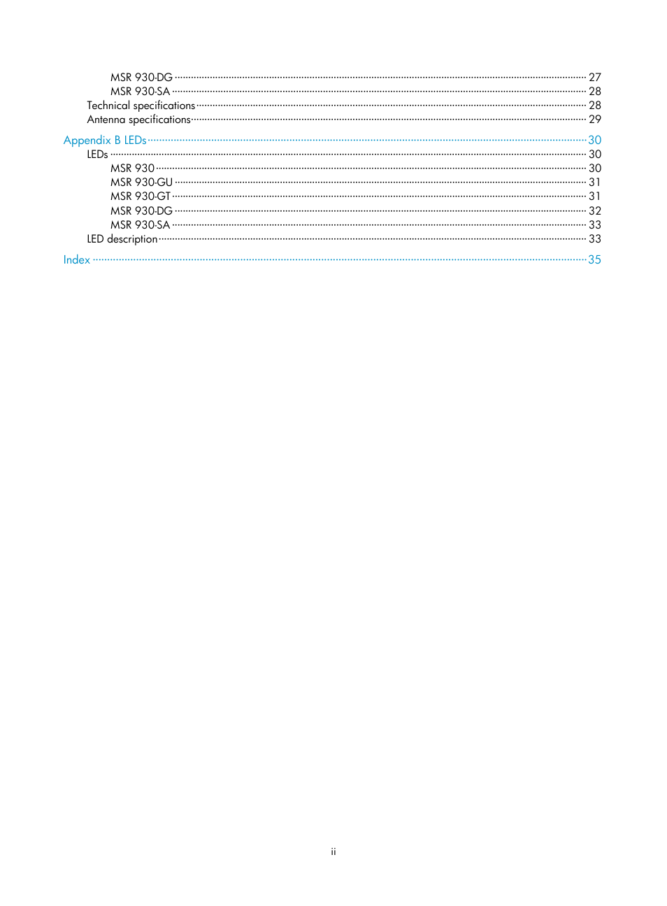 H3C Technologies H3C MSR 930 User Manual | Page 7 / 42