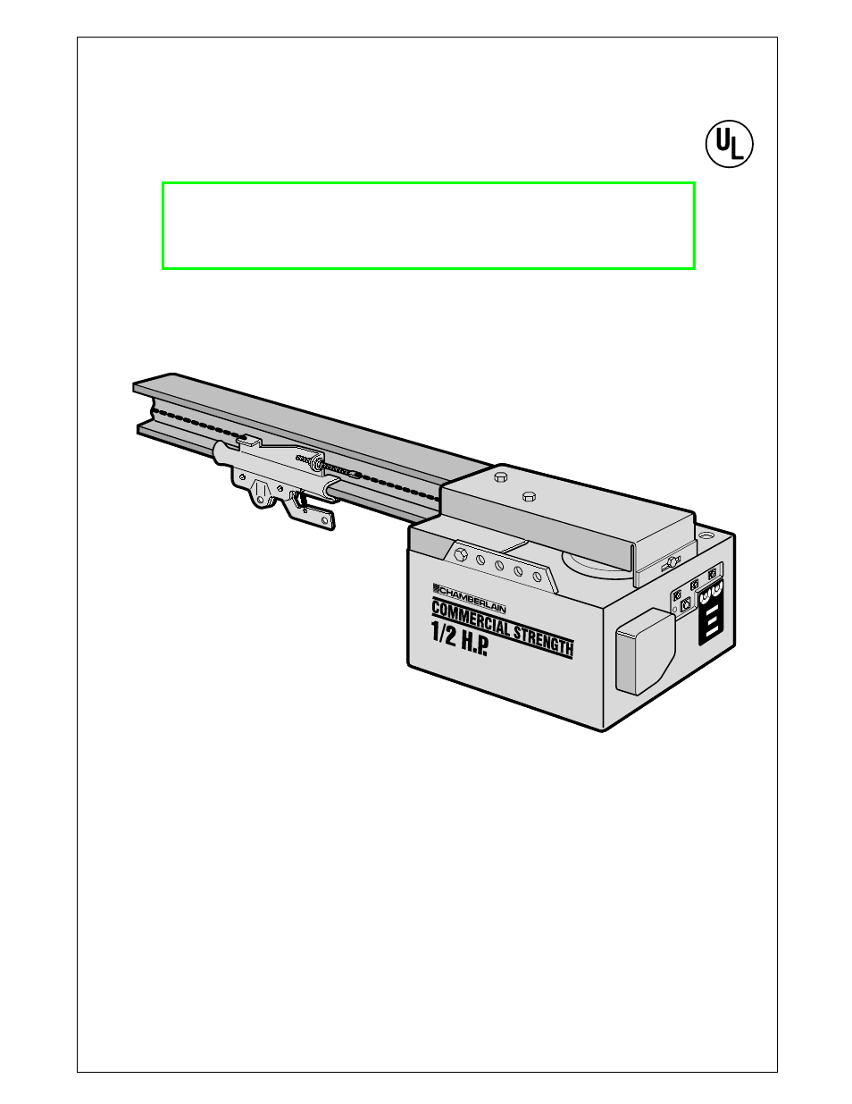 Chamberlain CSO 1/2HP User Manual | 36 pages