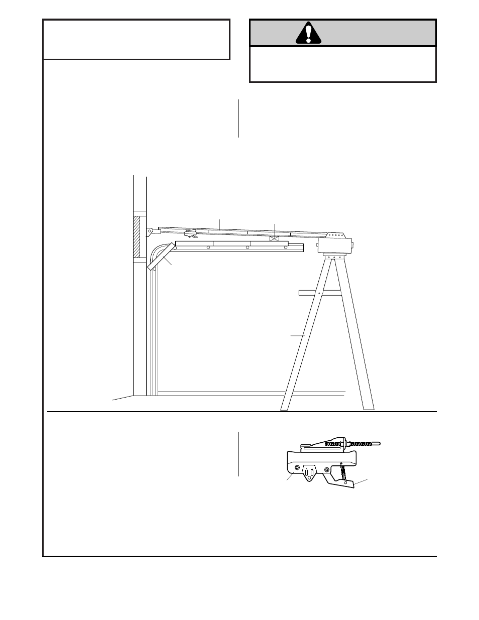 Position opener, Caution, Installation step 4 | Position the opener | Chamberlain CSO 1/2HP User Manual | Page 14 / 36