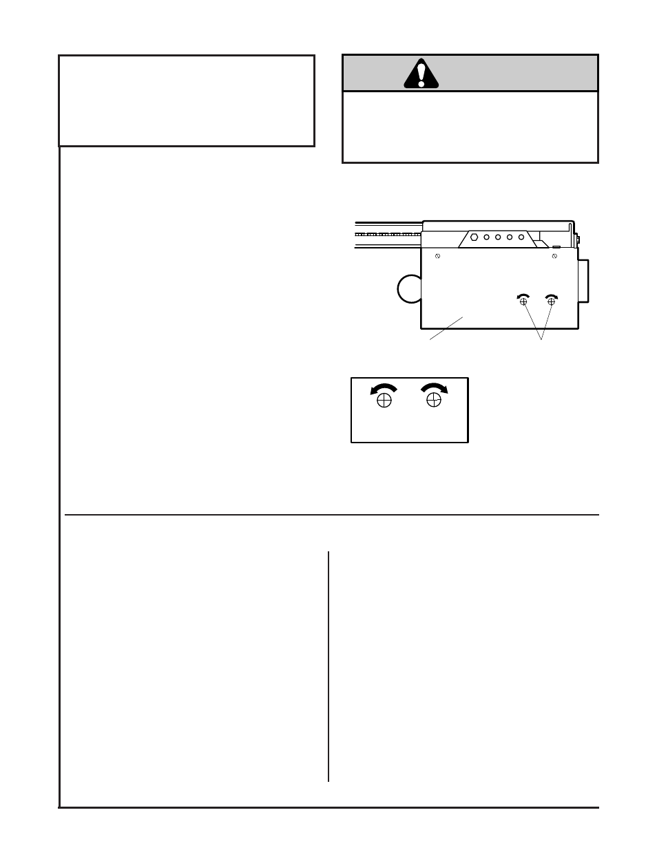 Adjustment section, Adjust up and down limits, Warning | Adjustment step 1, Adjust the up and down limits, How and when to adjust the limits | Chamberlain CSO 1/2HP User Manual | Page 24 / 36