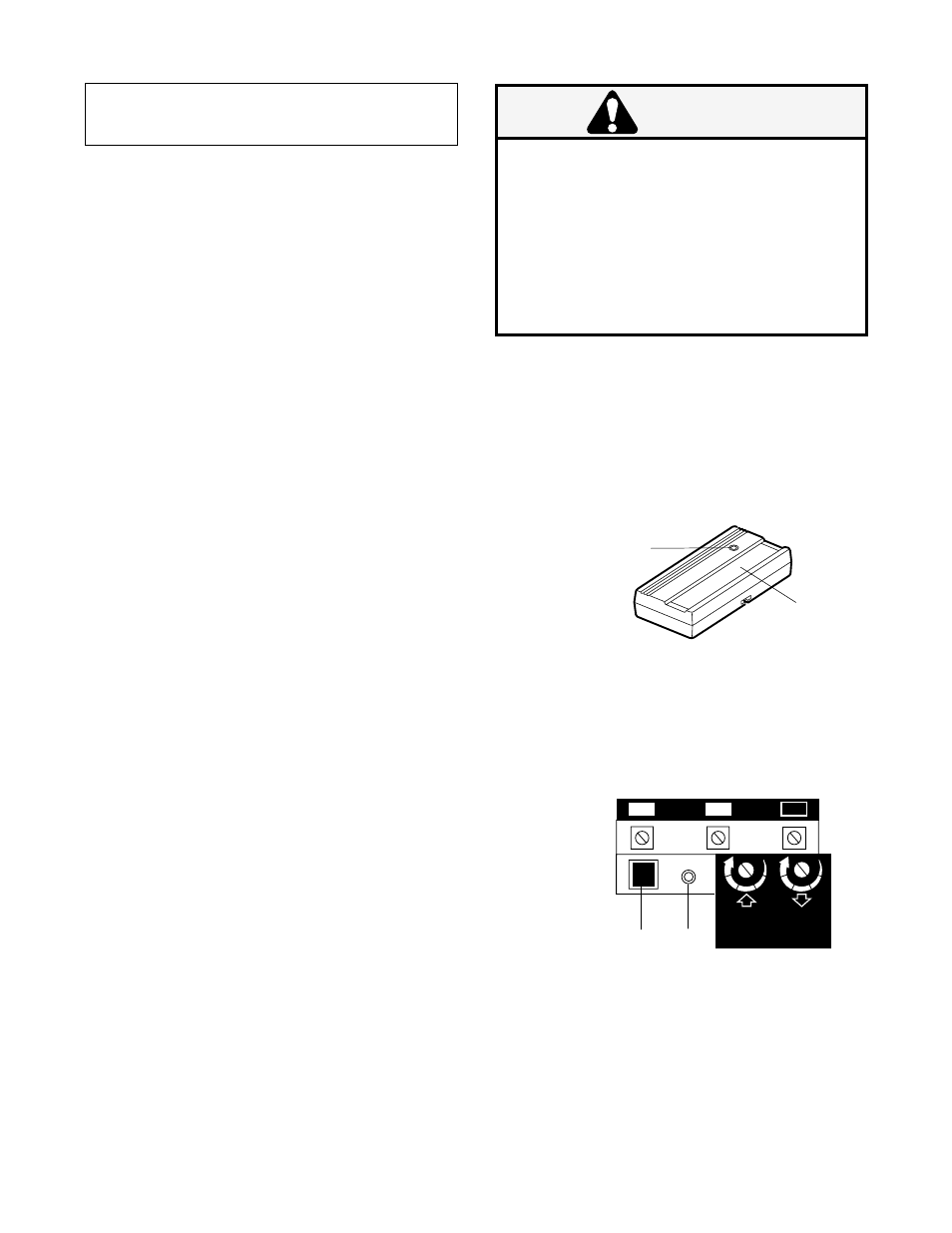 Receiver & remote control programming, Warning, Receiver and remote control programming | Figure 1 figure 2 | Chamberlain CSO 1/2HP User Manual | Page 29 / 36