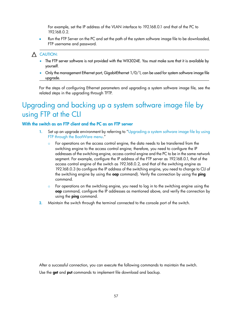 H3C Technologies H3C WX3000E Series Wireless Switches User Manual | Page 65 / 73