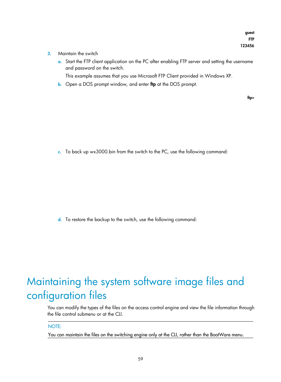 H3C Technologies H3C WX3000E Series Wireless Switches User Manual | Page 67 / 73