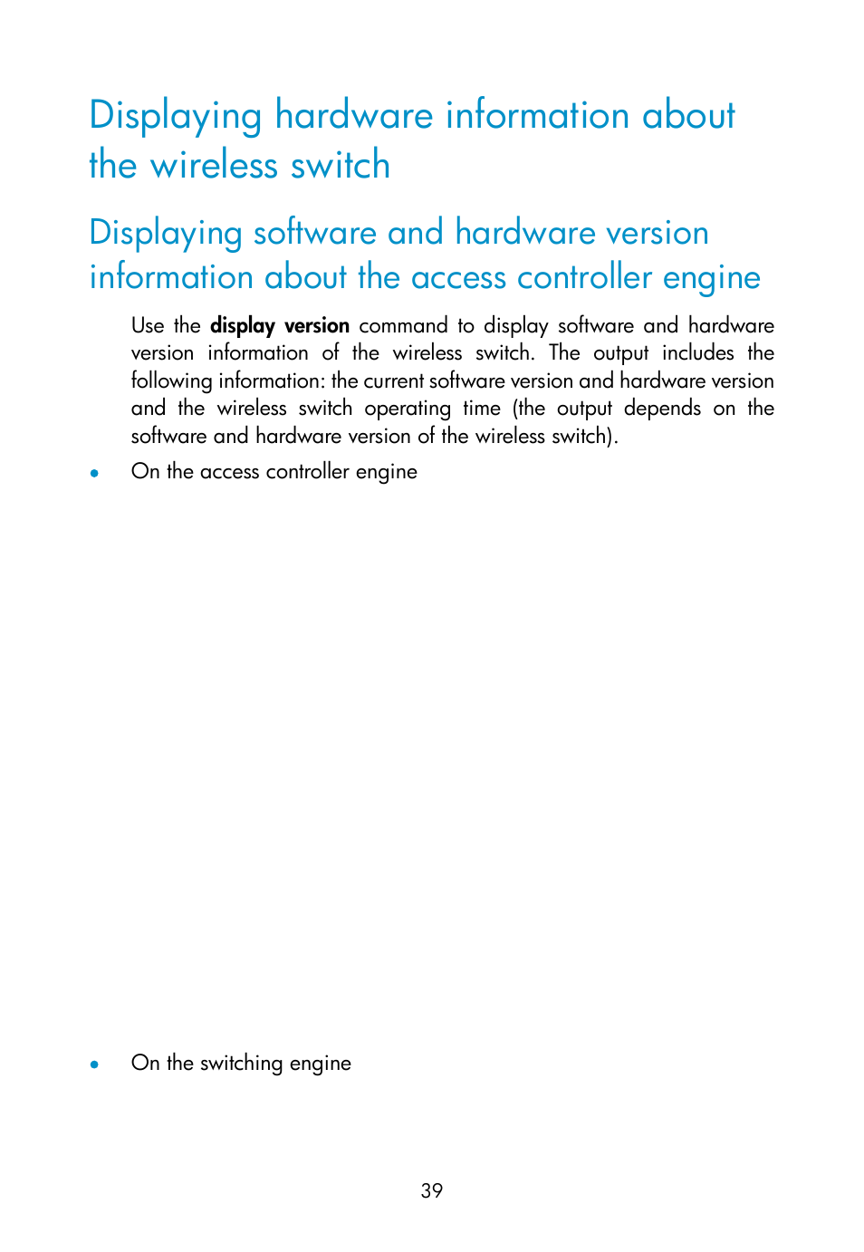 H3C Technologies H3C WX3000E Series Wireless Switches User Manual | Page 48 / 73