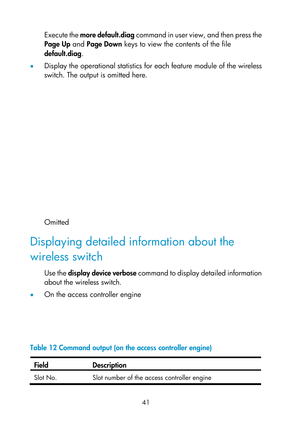 H3C Technologies H3C WX3000E Series Wireless Switches User Manual | Page 50 / 73