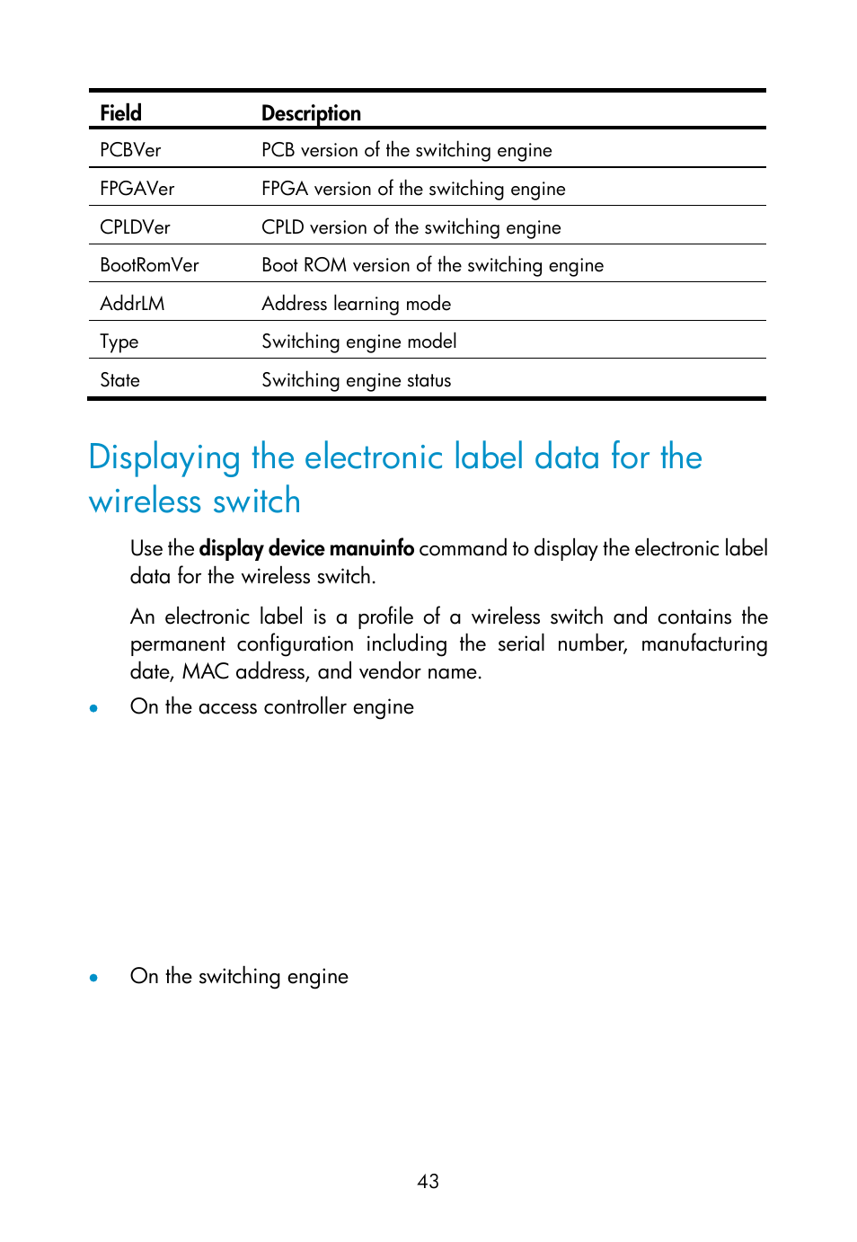 H3C Technologies H3C WX3000E Series Wireless Switches User Manual | Page 52 / 73