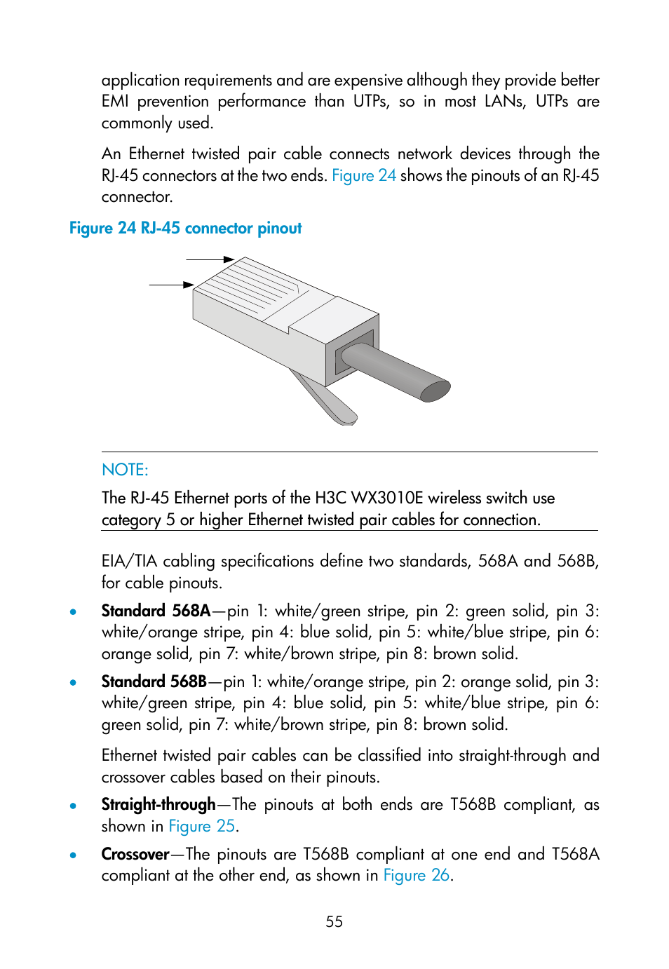 H3C Technologies H3C WX3000E Series Wireless Switches User Manual | Page 64 / 73