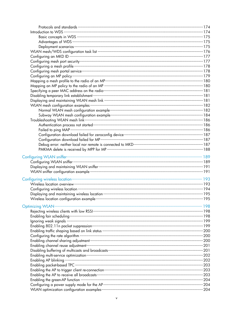 H3C Technologies H3C WX3000E Series Wireless Switches User Manual | Page 11 / 226