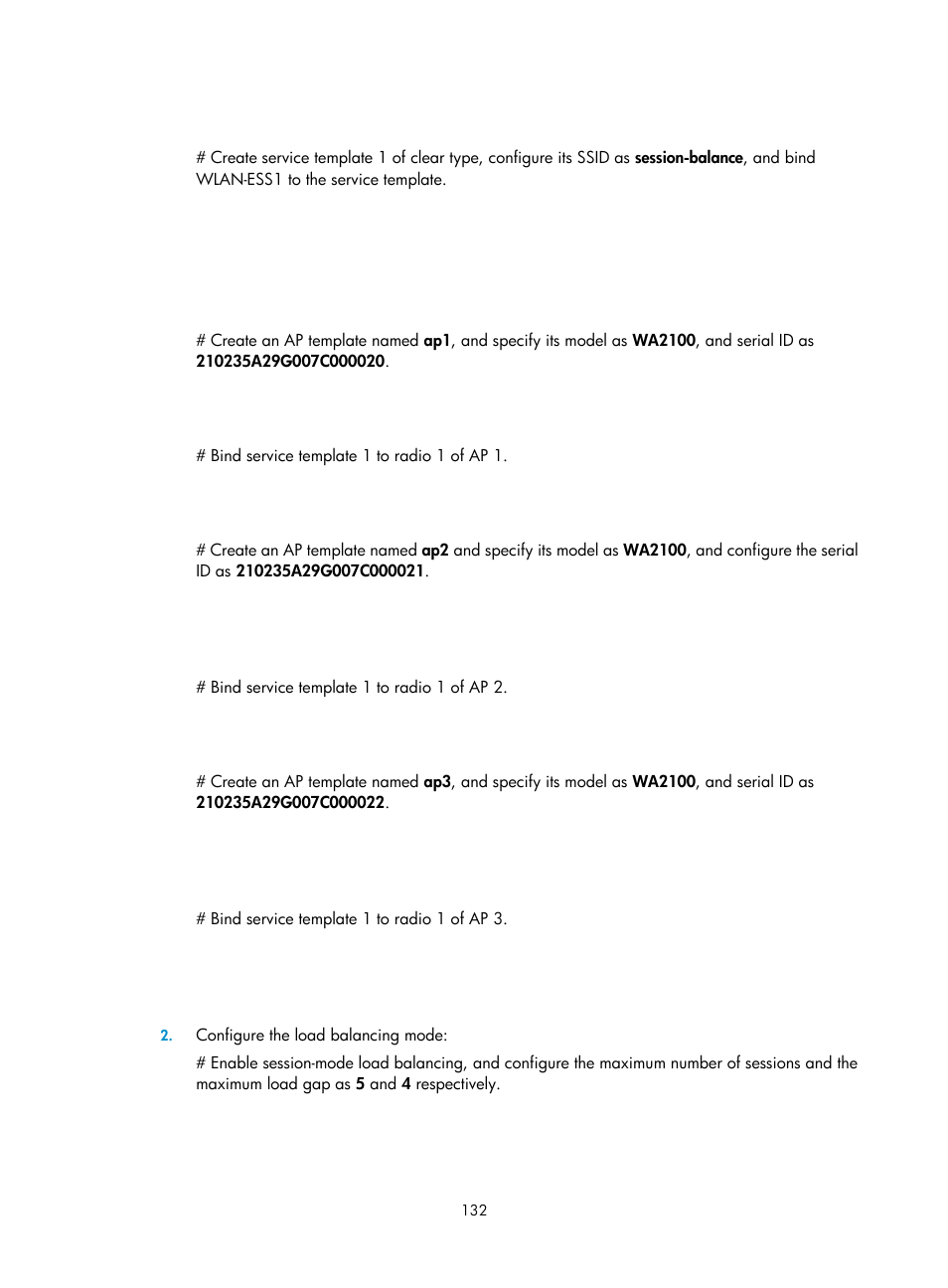 H3C Technologies H3C WX3000E Series Wireless Switches User Manual | Page 144 / 226