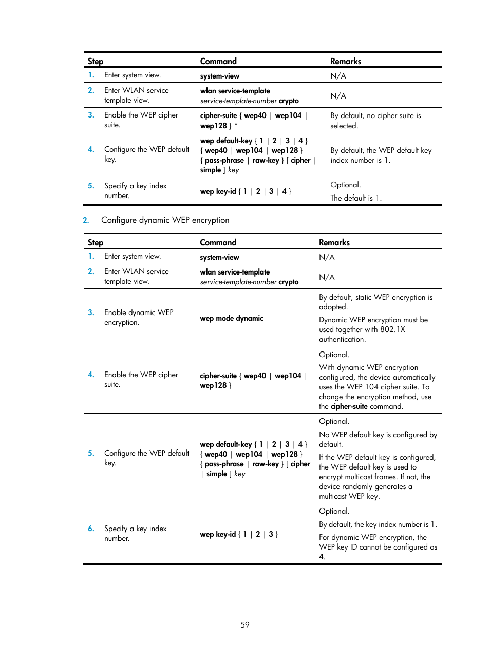 H3C Technologies H3C WX3000E Series Wireless Switches User Manual | Page 71 / 226