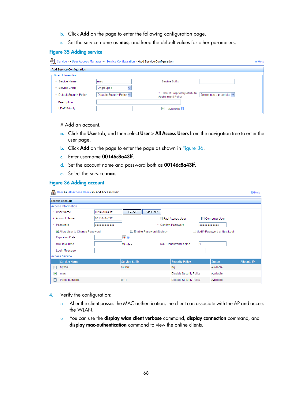 H3C Technologies H3C WX3000E Series Wireless Switches User Manual | Page 80 / 226