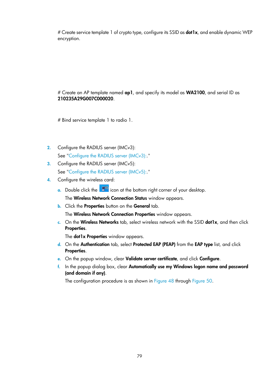 H3C Technologies H3C WX3000E Series Wireless Switches User Manual | Page 91 / 226