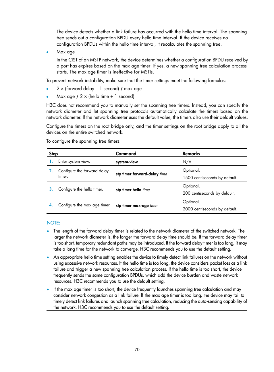 H3C Technologies H3C WX3000E Series Wireless Switches User Manual | Page 80 / 133