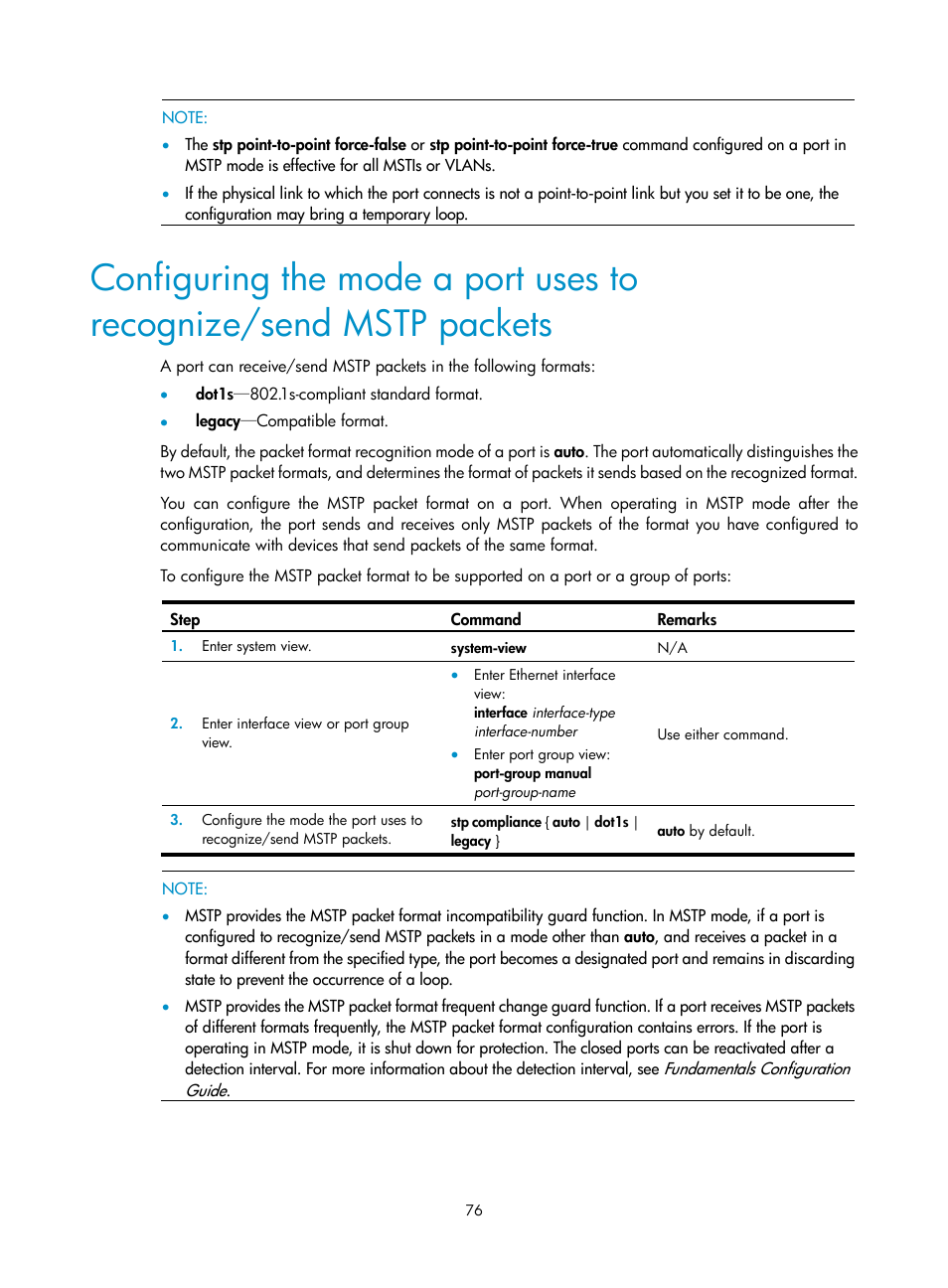 H3C Technologies H3C WX3000E Series Wireless Switches User Manual | Page 86 / 133