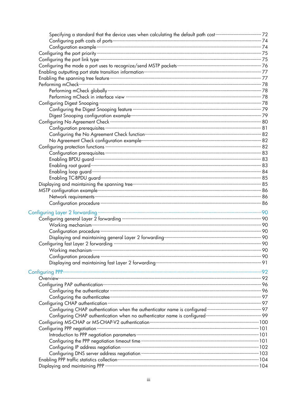 H3C Technologies H3C WX3000E Series Wireless Switches User Manual | Page 9 / 133