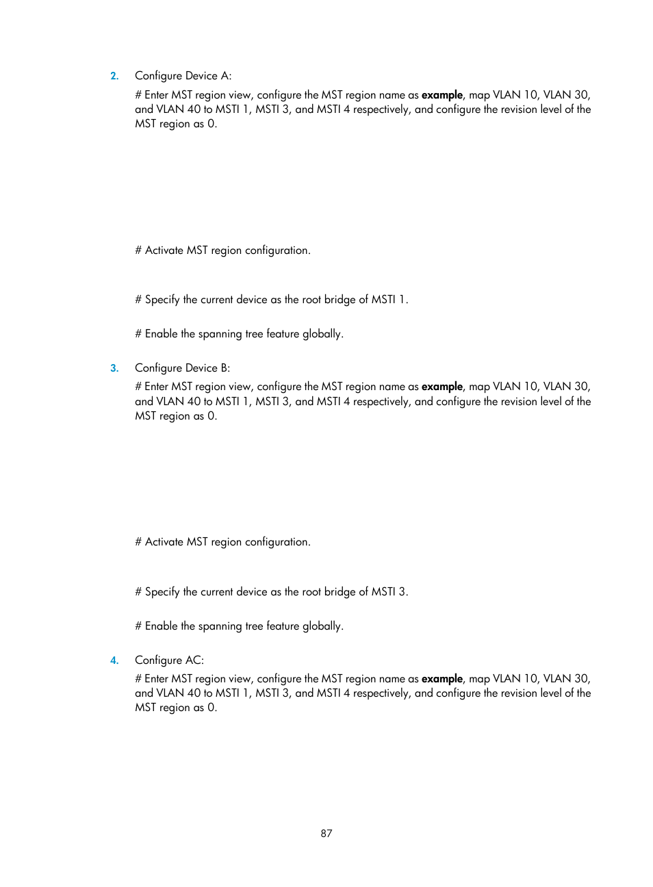 H3C Technologies H3C WX3000E Series Wireless Switches User Manual | Page 97 / 133