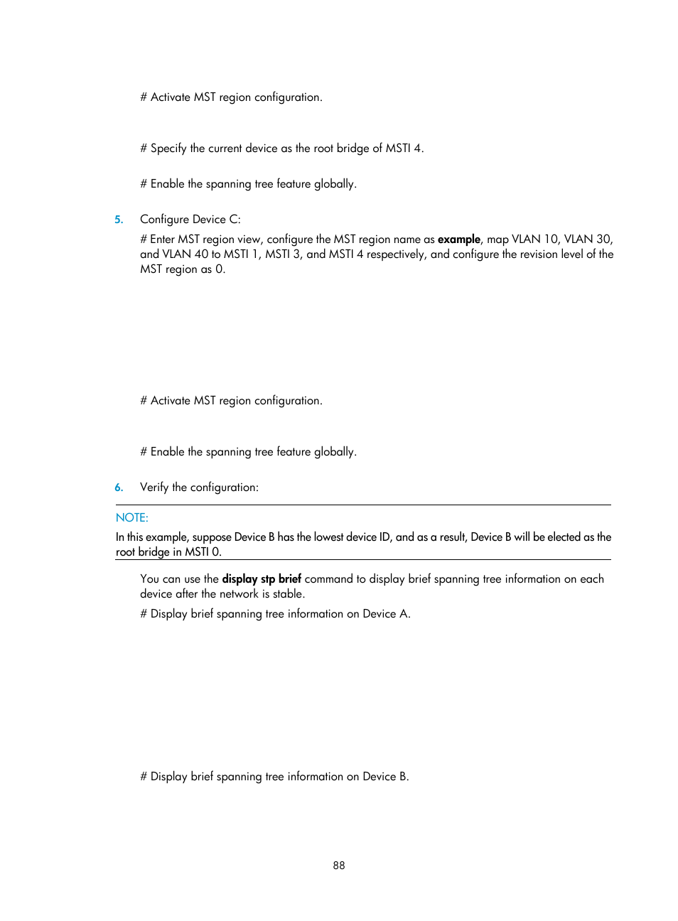 H3C Technologies H3C WX3000E Series Wireless Switches User Manual | Page 98 / 133