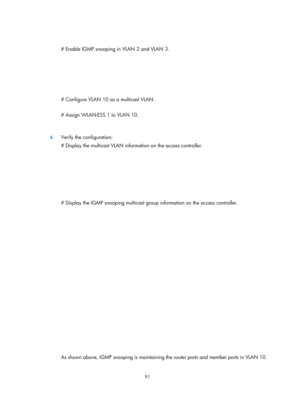 H3C Technologies H3C WX3000E Series Wireless Switches User Manual | Page 100 / 111