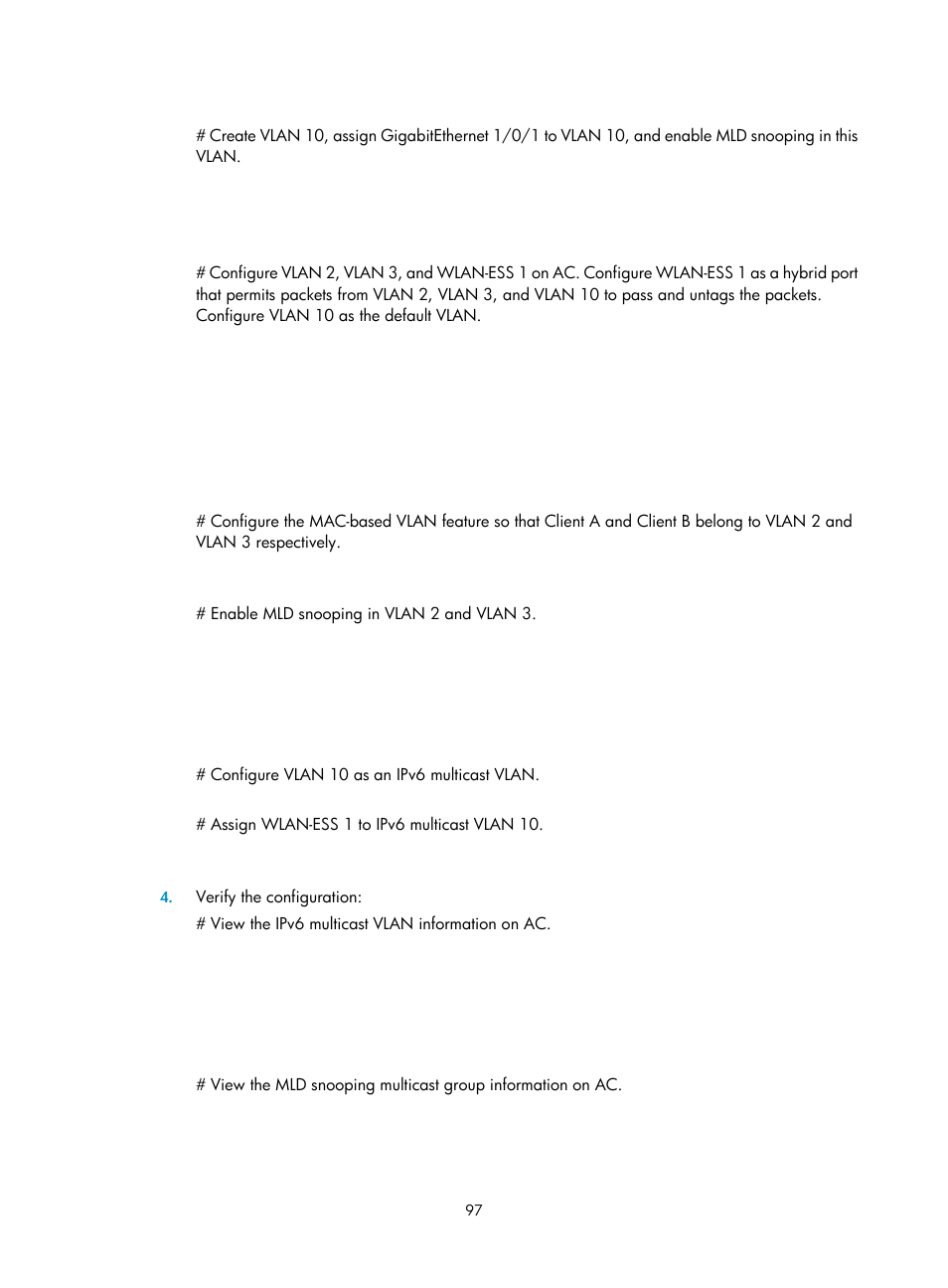 H3C Technologies H3C WX3000E Series Wireless Switches User Manual | Page 106 / 111