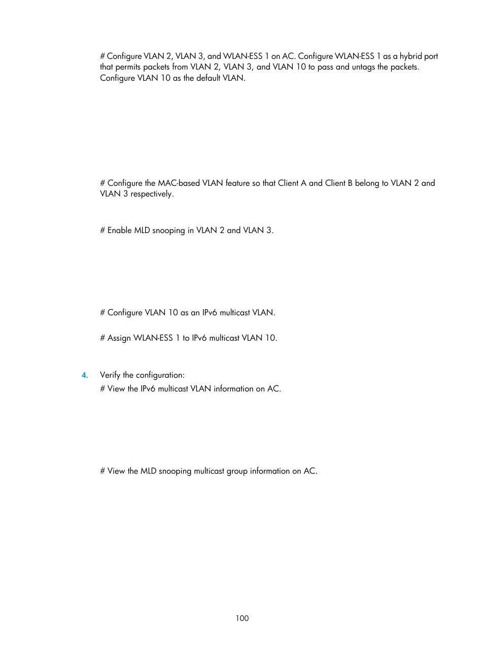 H3C Technologies H3C WX3000E Series Wireless Switches User Manual | Page 109 / 111