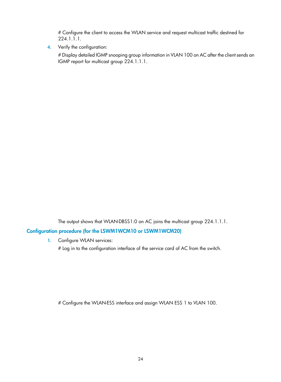 H3C Technologies H3C WX3000E Series Wireless Switches User Manual | Page 33 / 111